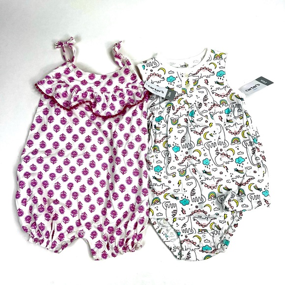 Carter’s Rompers NWT - Picture 1 of 3